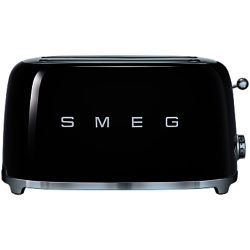 Smeg TSF02 4-Slice 2-Slot Toaster Black